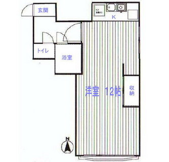 東京都新宿区須賀町 賃貸マンション 1K