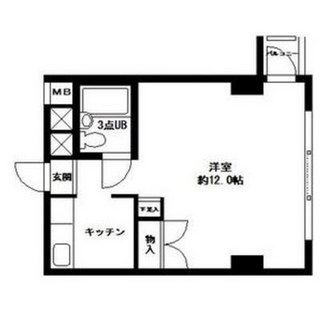 東京都渋谷区代々木３丁目 賃貸マンション 1K