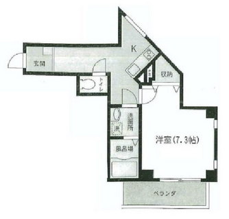 東京都渋谷区千駄ケ谷５丁目 賃貸マンション 1K