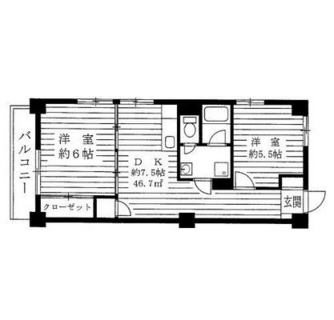 東京都豊島区池袋４丁目 賃貸マンション 2DK