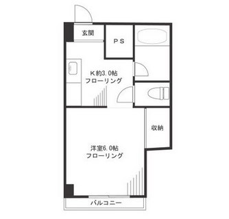 東京都文京区大塚６丁目 賃貸マンション 1K