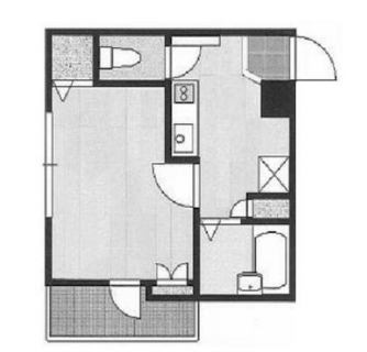 東京都中野区中央５丁目 賃貸マンション 1K