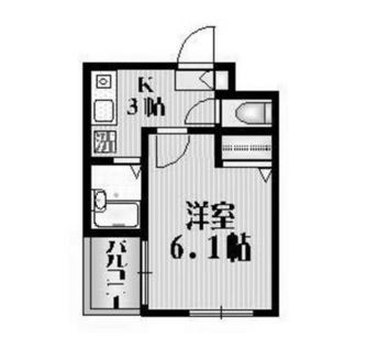 東京都文京区春日２丁目 賃貸マンション 1K