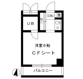 東京都新宿区北新宿２丁目 賃貸マンション 1R