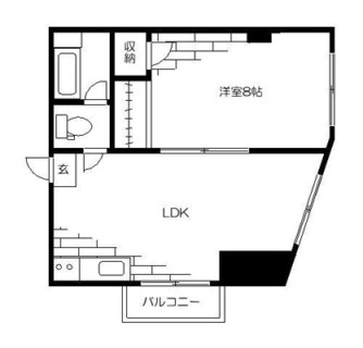 東京都新宿区住吉町 賃貸マンション 1LDK