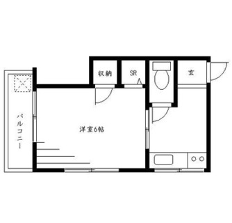 東京都中野区中央５丁目 賃貸一戸建て 1K