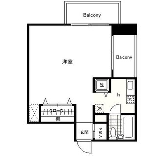 東京都豊島区北大塚３丁目 賃貸マンション 1R