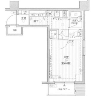 東京都文京区本郷２丁目 賃貸マンション 1K